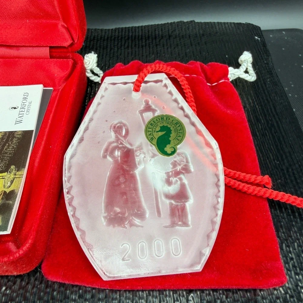 Waterford Crystal 2000 Carolers Ornament Joys‎ of Winter 3rd Edition New in Box